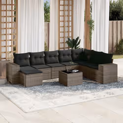 VidaXL 3255307 set mobili da esterno Grigio scuro - Vista aggiuntiva 2