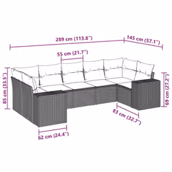 VidaXL 3255329 set mobili da esterno - Vista aggiuntiva 3