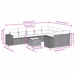 VidaXL 3255373 set mobili da esterno - Vista aggiuntiva 3