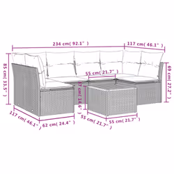 VidaXL 3255885 set mobili da esterno - Vista aggiuntiva 7