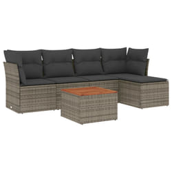 VidaXL 3255948 set mobili da esterno Grigio scuro