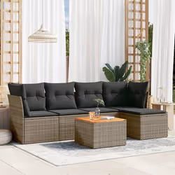 VidaXL 3255948 set mobili da esterno Grigio scuro - Vista aggiuntiva 2