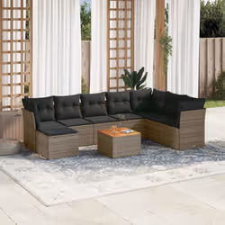 VidaXL 3256116 set mobili da esterno Grigio scuro - Vista aggiuntiva 2