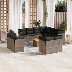 VidaXL 3256277 set mobili da esterno Grigio scuro - Vista aggiuntiva 2