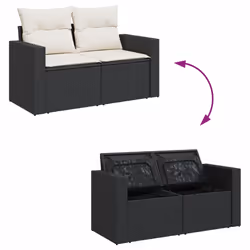 VidaXL 3256364 set mobili da esterno - Vista aggiuntiva 5