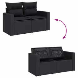 VidaXL 3256412 set mobili da esterno - Vista aggiuntiva 4