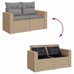 VidaXL 3256521 set mobili da esterno - Vista aggiuntiva 5