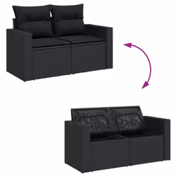VidaXL 3256531 set mobili da esterno - Vista aggiuntiva 4