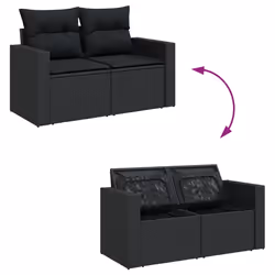 VidaXL 3256587 set mobili da esterno - Vista aggiuntiva 5