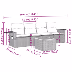 VidaXL 3256769 set mobili da esterno