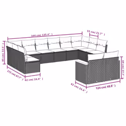 VidaXL 3256786 set mobili da esterno