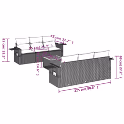 VidaXL 3256788 set mobili da esterno