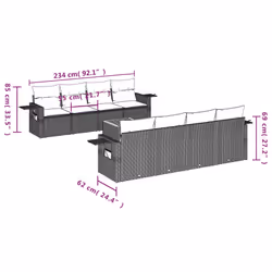 VidaXL 3256811 set mobili da esterno