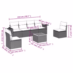 VidaXL 3256839 set mobili da esterno