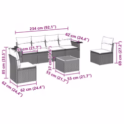 VidaXL 3256840 set mobili da esterno