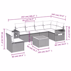 VidaXL 3256902 set mobili da esterno