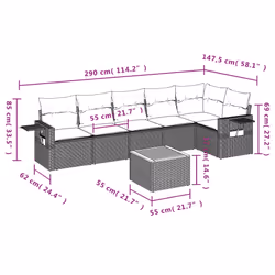 VidaXL 3256906 set mobili da esterno - Vista aggiuntiva 3
