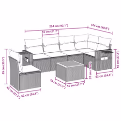 VidaXL 3256919 set mobili da esterno - Vista aggiuntiva 3