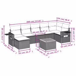 VidaXL 3257003 set mobili da esterno