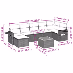 VidaXL 3257005 set mobili da esterno