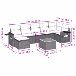 VidaXL 3257008 set mobili da esterno