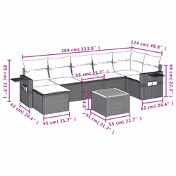 VidaXL 3257011 set mobili da esterno