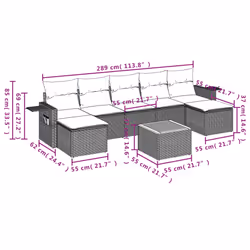 VidaXL 3257021 set mobili da esterno