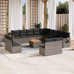 VidaXL 3257152 set mobili da esterno Grigio scuro - Vista aggiuntiva 2