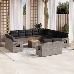 VidaXL 3257173 set mobili da esterno Grigio scuro - Vista aggiuntiva 2