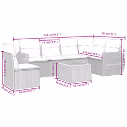 VidaXL 3257347 set mobili da esterno