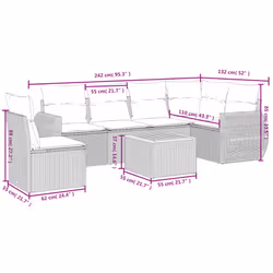 VidaXL 3257357 set mobili da esterno - Vista aggiuntiva 3
