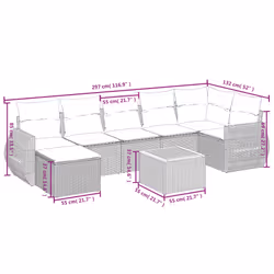 VidaXL 3257453 set mobili da esterno - Vista aggiuntiva 3