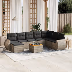 VidaXL 3257474 set mobili da esterno Grigio scuro - Vista aggiuntiva 2