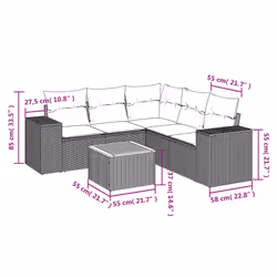 VidaXL 3257770 set mobili da esterno