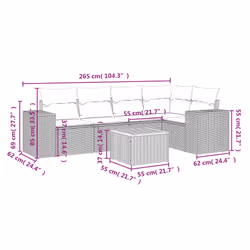 VidaXL 3257771 set mobili da esterno