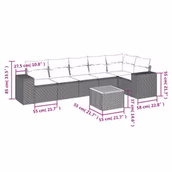 VidaXL 3257784 set mobili da esterno