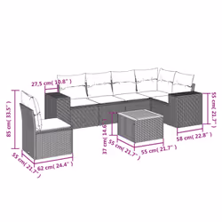 VidaXL 3257798 set mobili da esterno