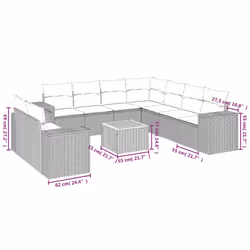 VidaXL 3257843 set mobili da esterno