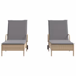 VidaXL 3261437 sedia da esterno Terrazzo Seduta imbottita Rattan sintetico, Acciaio Grigio - Vista aggiuntiva 4