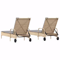 VidaXL 3261437 sedia da esterno Terrazzo Seduta imbottita Rattan sintetico, Acciaio Grigio - Vista aggiuntiva 6