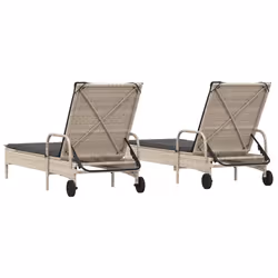 VidaXL 3261439 sedia da esterno Terrazzo Seduta imbottita Rattan sintetico, Acciaio Grigio - Vista aggiuntiva 6