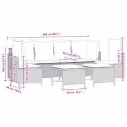 VidaXL 3261547 set mobili da esterno - Vista aggiuntiva 7