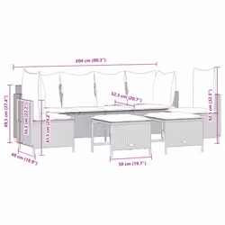 VidaXL 3261556 set mobili da esterno - Vista aggiuntiva 7