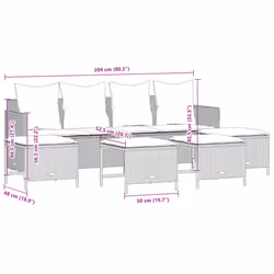 VidaXL 3261557 set mobili da esterno - Vista aggiuntiva 7