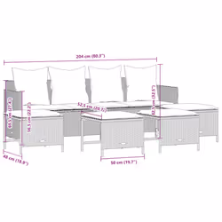 VidaXL 3261558 set mobili da esterno - Vista aggiuntiva 7