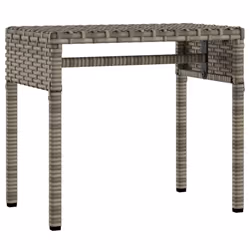 VidaXL 3261571 sedia da esterno Salone Seduta imbottita Rattan sintetico, Acciaio Grigio - Vista aggiuntiva 5