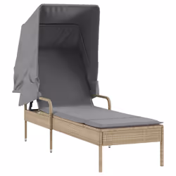 VidaXL 3261572 sedia da esterno Salone Seduta imbottita Rattan sintetico, Acciaio Grigio