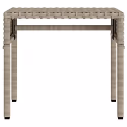 VidaXL 3261574 sedia da esterno Salone Seduta imbottita Rattan sintetico, Acciaio Grigio - Vista aggiuntiva 6