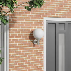 Vidaxl - Luce da parete esterna con sensore Argento Acciaio Inossidabile IP44