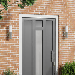 Vidaxl - Lampada da Parete da Esterno con Sensore 2 pezzi Argento Acciaio Inossidabile IP44